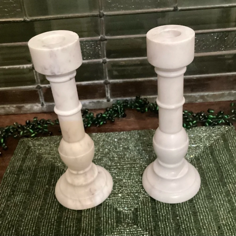 Anthropologie marble taper